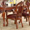 兰博湾(RAMBOY)餐厅家具 美式实木长餐桌 欧式餐桌椅组合 一桌六椅 一桌六椅/两有扶手餐桌1.6米、1.4米