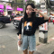 828新款春夏女装原宿风2017新款韩版个性破洞短袖T恤学生上衣打底衫