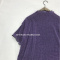 828新款FFSTUDIO定制 复古小高领黑边闪闪紫色短袖T恤