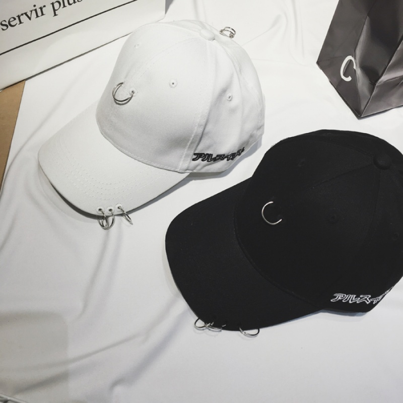 828新款韩版简约青年个性男潮流秋季青年情侣男百搭针扣帽子