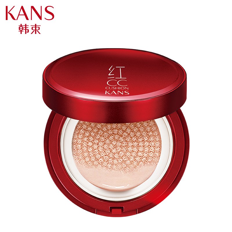 韩束红润气垫CC霜（粉盒1个+粉芯12g）