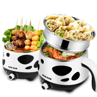 奥克斯(AUX)电煮锅多功能宿舍学生煮面多功能一体锅小电火锅家用小型寝室小锅