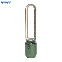 大宇(DAEWOO)无叶风扇家用电风扇循环节能智能台立式负离子净化扇AM01冷萃绿