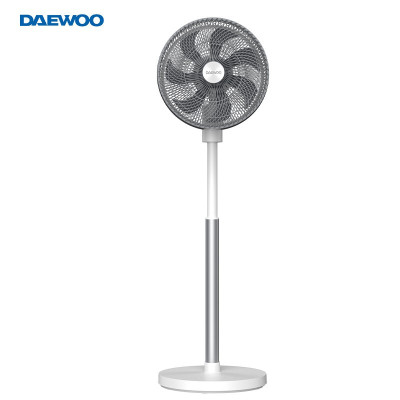 大宇(DAEWOO)空气循环电风扇远程遥控ECO节能负离子杀菌净化空气落地扇 F12 深空灰