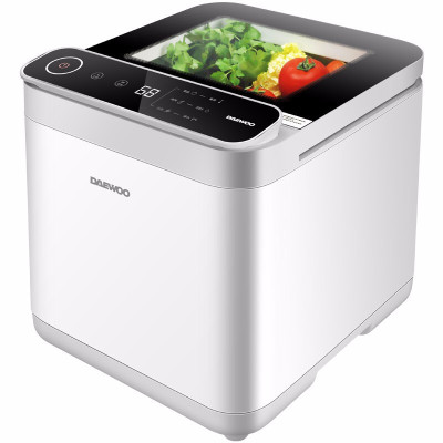 大宇(DAEWOO)洗菜机家用全自动果蔬清洗机机食材净化机水果消毒净食机QX2白色