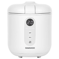 大宇(DAEWOO)电饭煲迷你便携单人宿舍旅行智能电饭煲一人食煮饭锅小型婴儿电饭煲0.8L小容量FB08白色