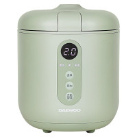 大宇(DAEWOO)电饭煲0.8L升迷你小型家用一人食办公室智能便携宿舍单人母婴煮粥煮蛋糕饭锅FB08莫兰迪绿