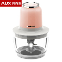 奥克斯(AUX)绞肉机无线充电式料理机家用绞馅机碎肉机搅拌机婴儿辅食机剥蒜机打蛋粉色