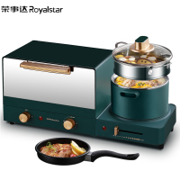 荣事达(Royalstar)网红早餐机多功能四合一多士炉烤面包机烤土司家用小型全自动