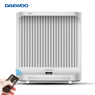 大宇(DAEWOO)取暖器对流欧式电暖气家用暖风机电暖器遥控定时节能热幕DWH-MH01