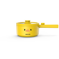 奥克斯(AUX)电火锅家用宿舍学生寝室多功能电煮锅煮面小型电热炒多用途锅迷你容量