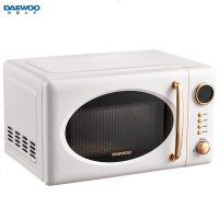 大宇(DAEWOO)微波炉家用小型迷你转盘式复古光波炉高颜值微锅炉新款多功能DY-WB02纳瓦白