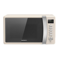 大宇(DAEWOO)微波炉微烤一体机迷你小型复古家用转盘式20L网红机械式烤箱微波炉20升大容量