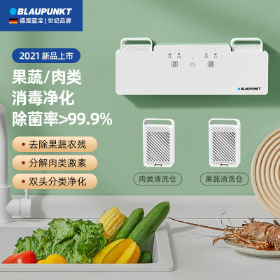 蓝宝(Blaupunkt)果蔬清洗机家用食材净化洗菜器蔬菜去除农药洗肉水果卫士BP-XD05
