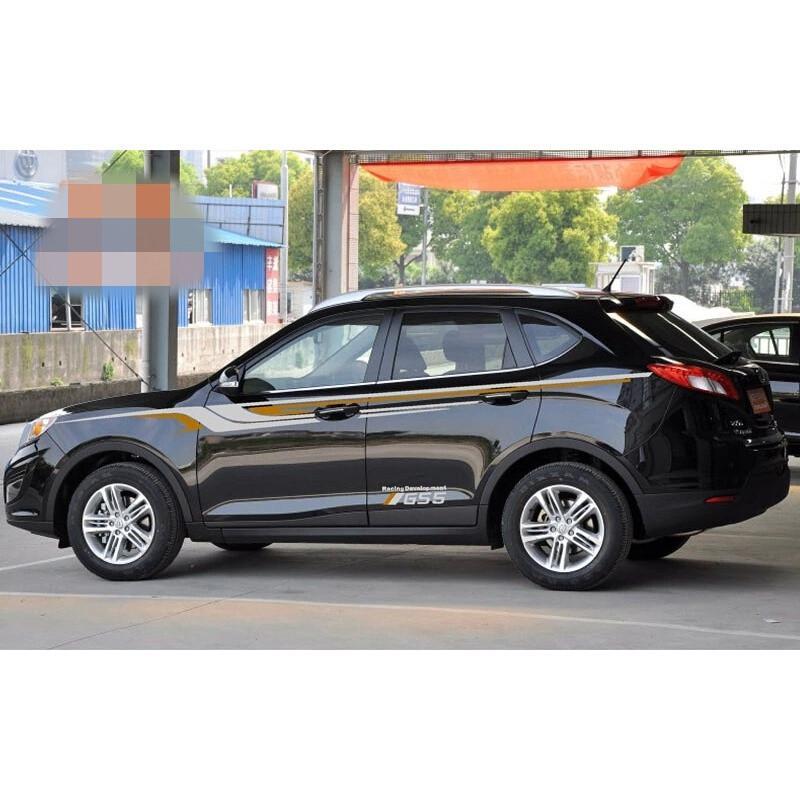 枫博贵族fontbonne拉运传祺gs5汽车改装腰线拉花越野车全车贴车身贴纸