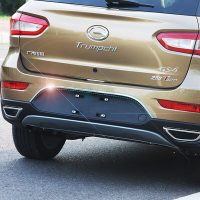 枫博贵族FONTBONNE拉运广汽传祺GS4后杠饰条改装GS4专用后尾门下饰条后备箱饰条后保险杠装饰亮片贴