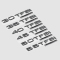 枫博贵族FONTBONNE拉运富起排量标专用于奥迪A3A4LQ5A6LQ3Q7字尾标3550TFSI后车标志
