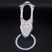 枫博贵族FONTBONNE现货批发金属图腾大狗扣钥匙扣 创意男士活动赠送小礼品 可定制