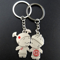 枫博贵族FONTBONNE喜结良缘情侣钥匙挂件现货定制金属小礼品挂件汽车4S店赠品批发