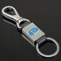 枫博贵族FONTBONNEPU皮四方车标钥匙扣 现代标志汽车车标钥匙链批发定制钥匙扣