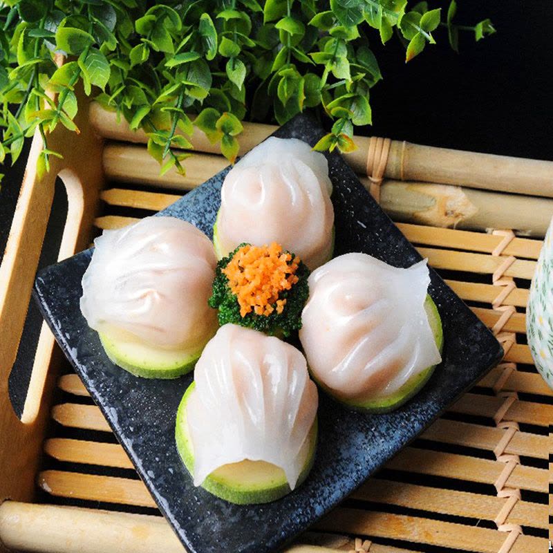 渔鼎鲜水晶虾饺皇300g12只水晶虾饺虾饺海鲜水产 国产虾类制品图片