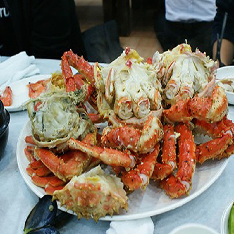 【活鲜】 鲜活阿拉斯加帝王蟹3.8-4斤/只 鲜活发货 送吃蟹工具图片