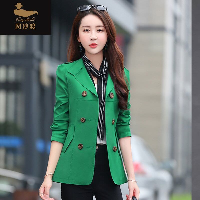 时尚大码短外套女韩版新款休闲上衣长袖外衣图片