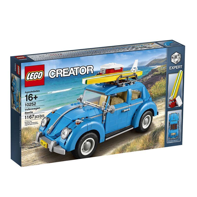[北欧直邮]乐高(LEGO)创意积木玩具 创意系列 大众甲壳虫 10252 适合16岁以上 材质塑料 块数500块以上图片