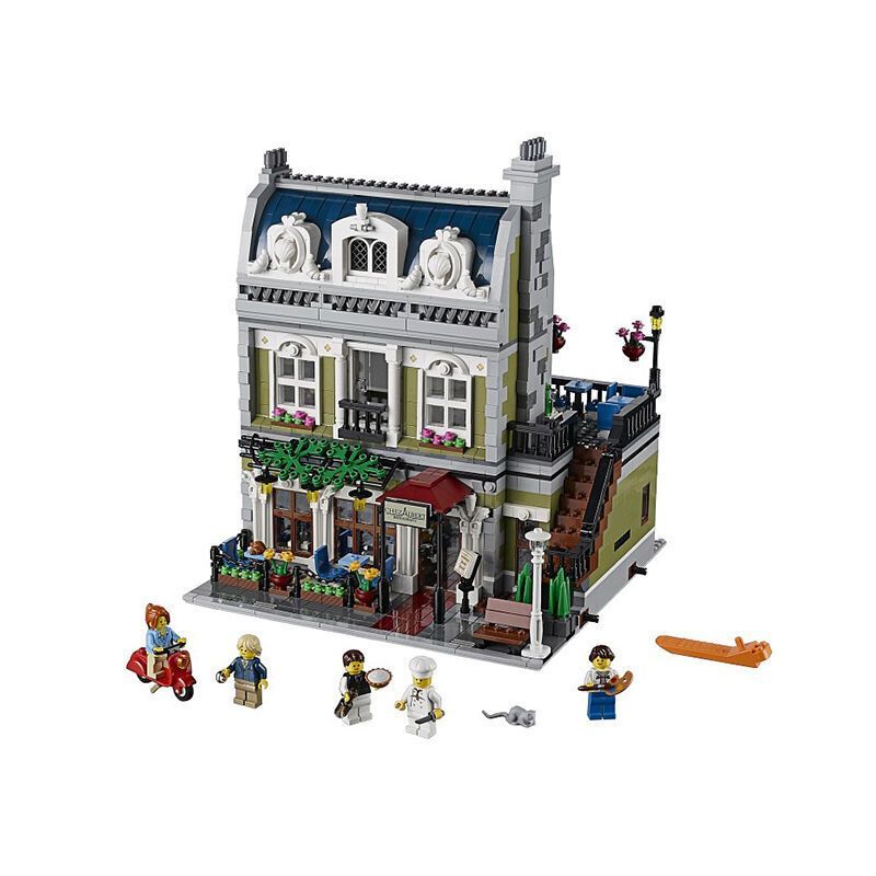 [北欧直邮]乐高(LEGO)创意积木玩具 街景系列 巴黎餐厅 10243 适合16岁以上 材质塑料 块数500块以上