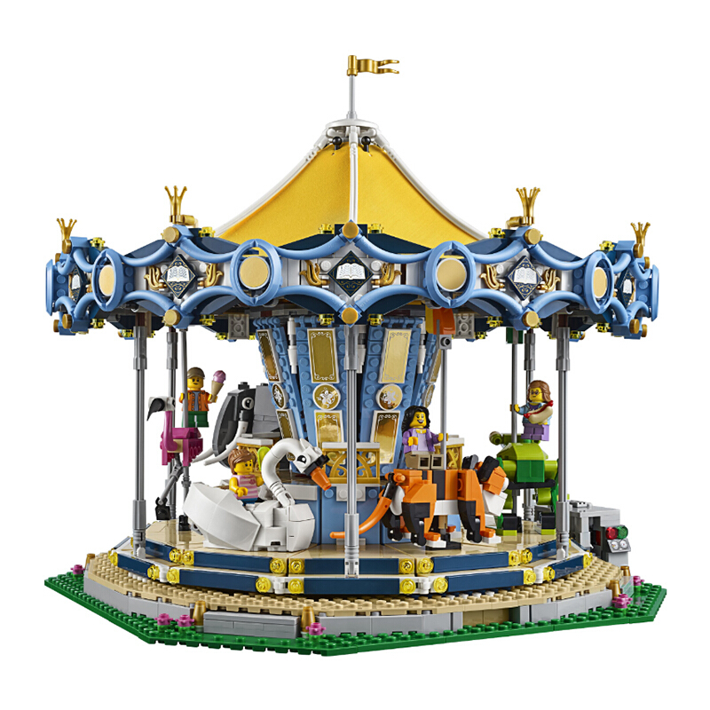 [北欧直邮]乐高(LEGO)创意积木玩具 旋转木马 10257 适合16岁以上 材质塑料500块以上