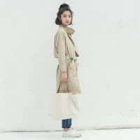 珂依舍2017秋装新款中长款气质风衣外套搭配1246-1071
