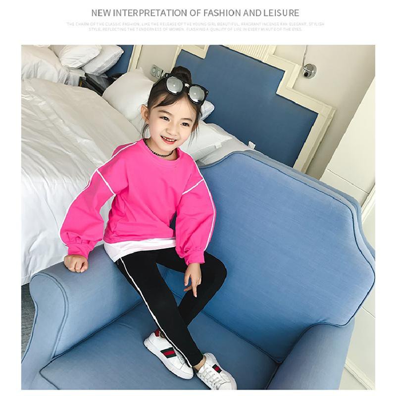 珂依舍2017秋装新款女童秋装套装2017新款韩版秋季小女孩洋气儿童装中大童运动两件套