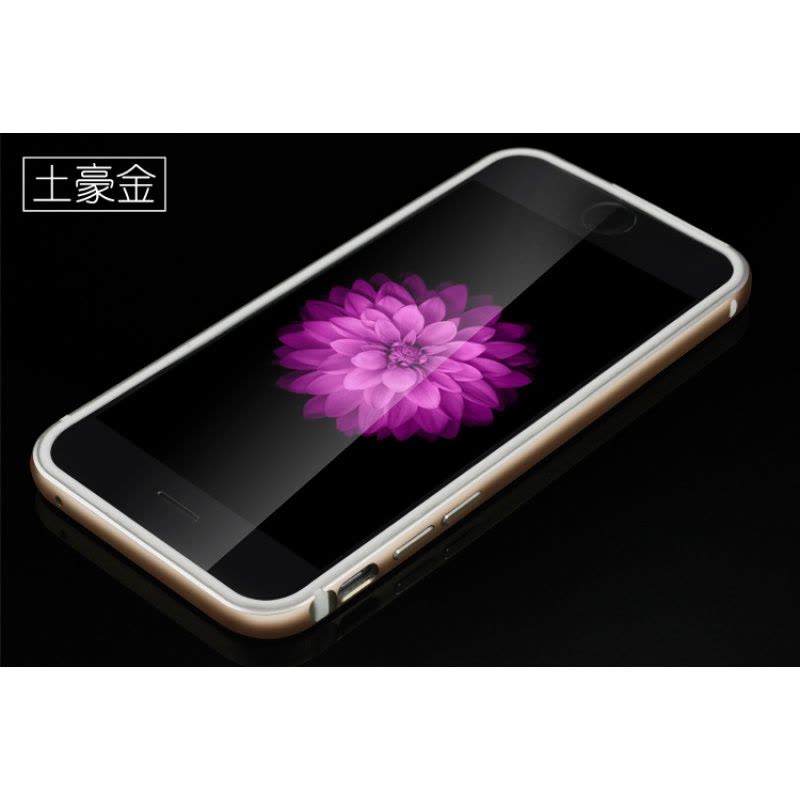 2017款phone6s手机壳红色苹果7plus金属硅胶边框6p超薄防摔保护套5s黑se定制图片
