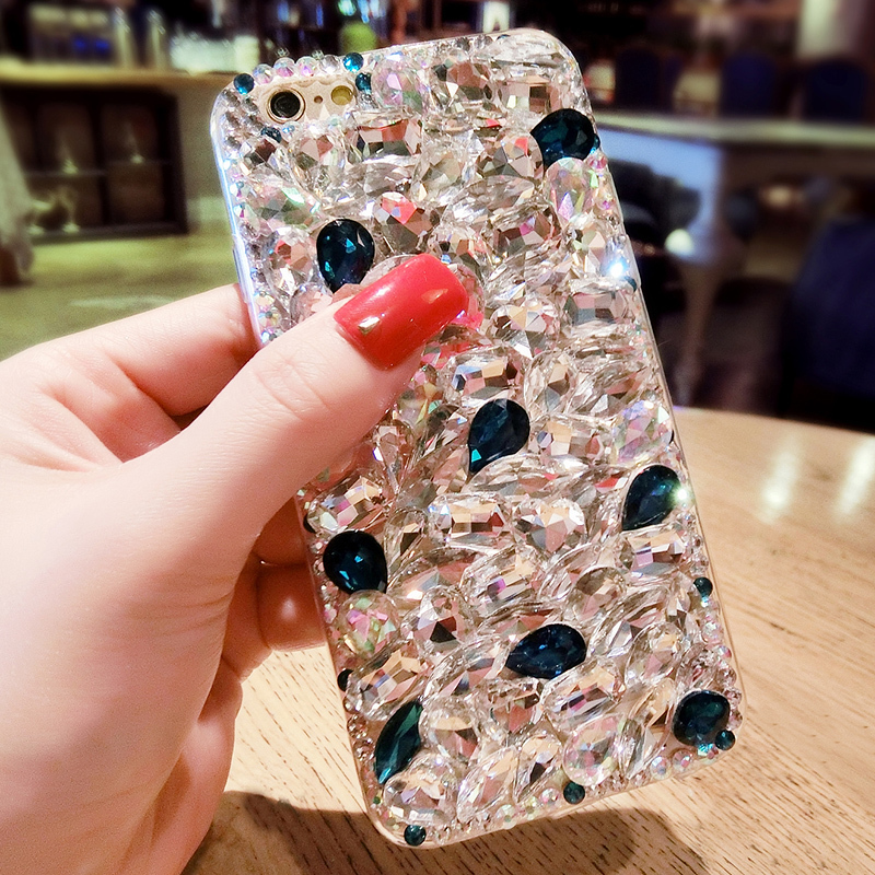 2017款水钻vivoxplay56手机壳保护套全包防摔软硅胶套潮女y37满钻定制