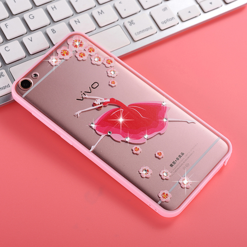 2017款vivoy55a手机壳viv0丫viviy软vivoy水钻viovy防摔壳vi定制