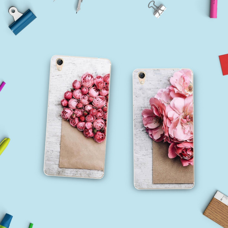 2017款oppoR7 PLUS r7s r9r9plus手机壳保护套硅胶女款花朵玫瑰清新定制