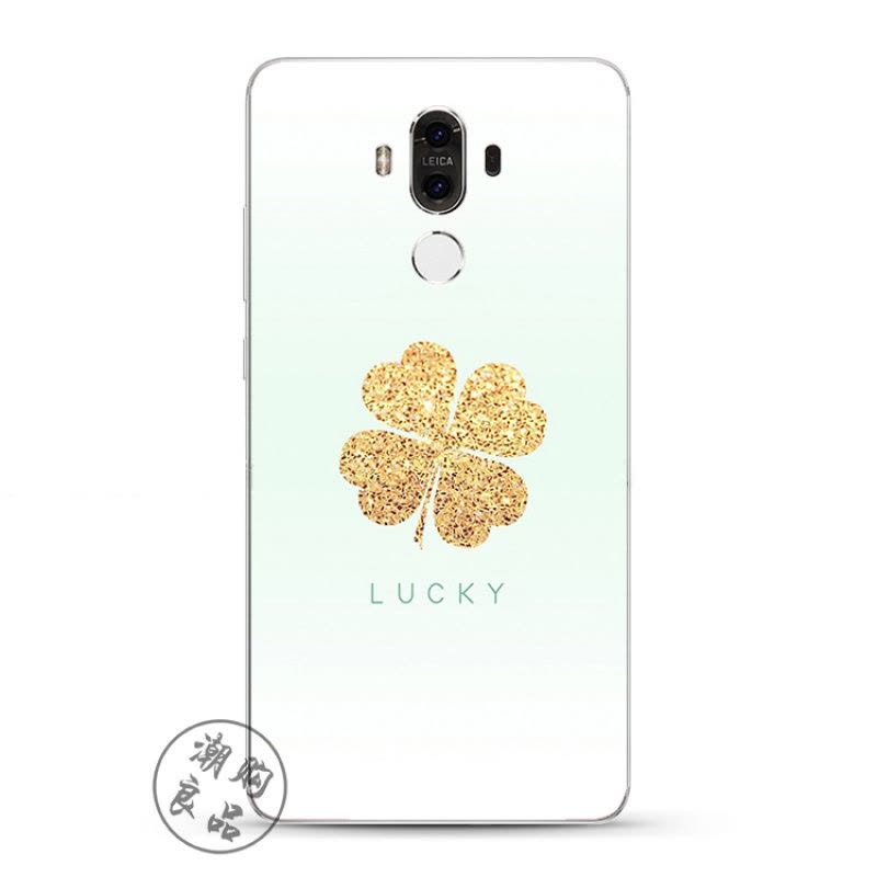 2017款华为mate9pro/8/7/nova青春版手机壳硅胶透明女款韩国简约一片叶定制图片