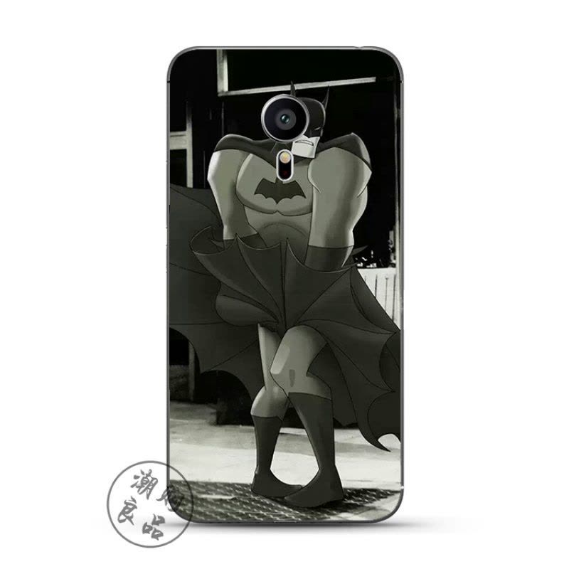 2017款魅族魅蓝note5/3/3s/2/5s/X手机壳软全包边硅胶创意恶搞怪蝙蝠侠定制图片