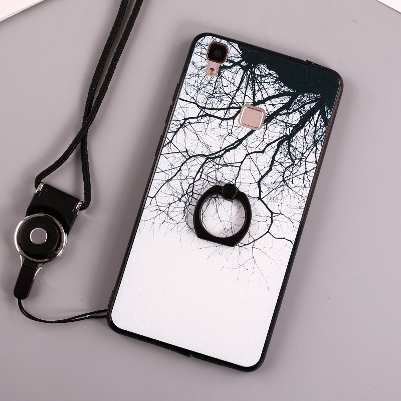 vivox3max手机壳vivo保护套v3max女v3maxl全包l防摔a送挂脖绳指环20