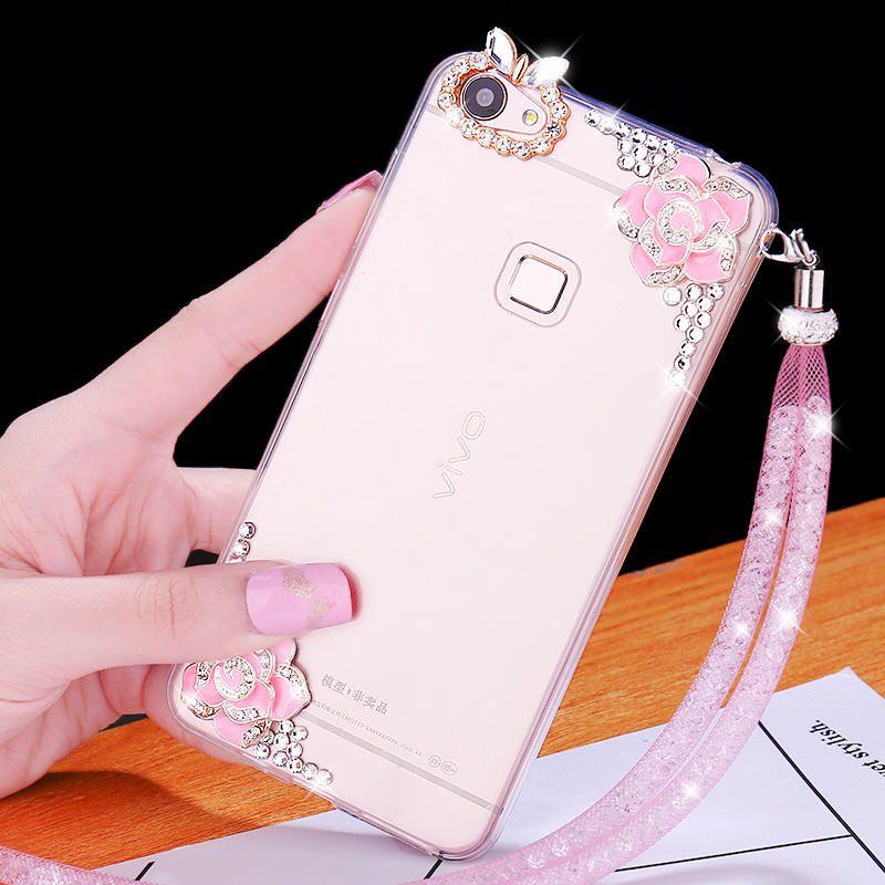 vivox6plus手机壳软vovix6plusd保护套vivix6pius水钻vovox定制