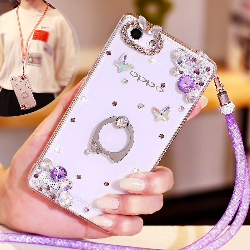 oppoa33tm手机壳a33保护套oppo软t胶防摔女opaopopa水钻oppa定制