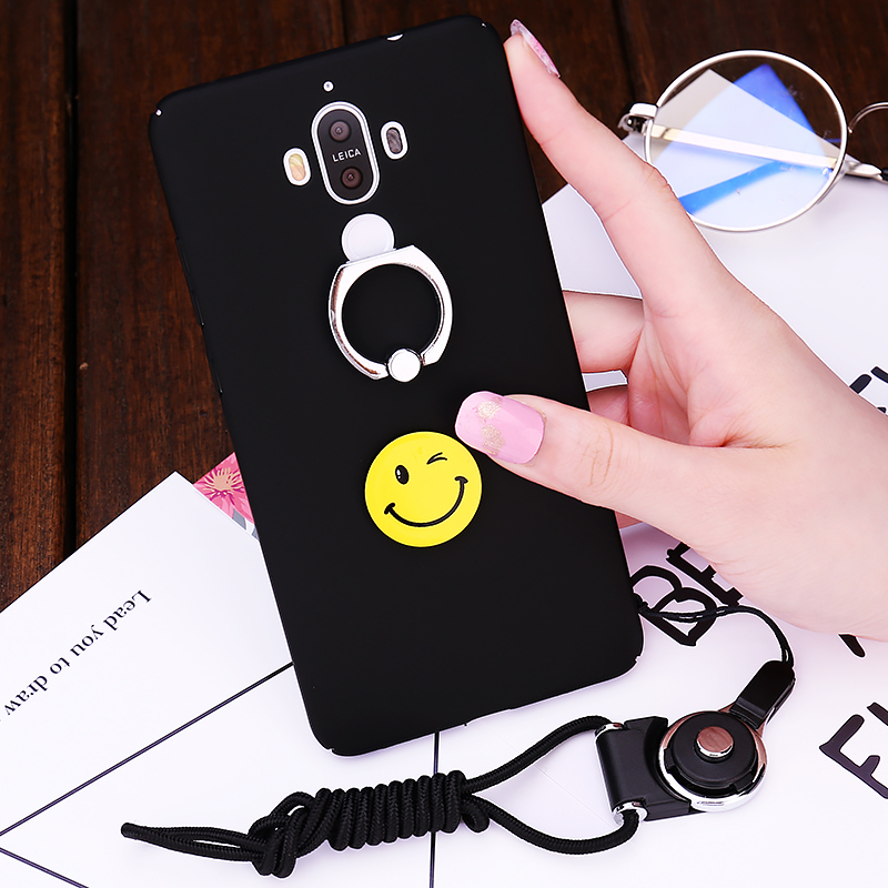 华为mate9手机壳meta9保护套mt9挂绳m9磨砂硬mhaal00全网通mata9定制