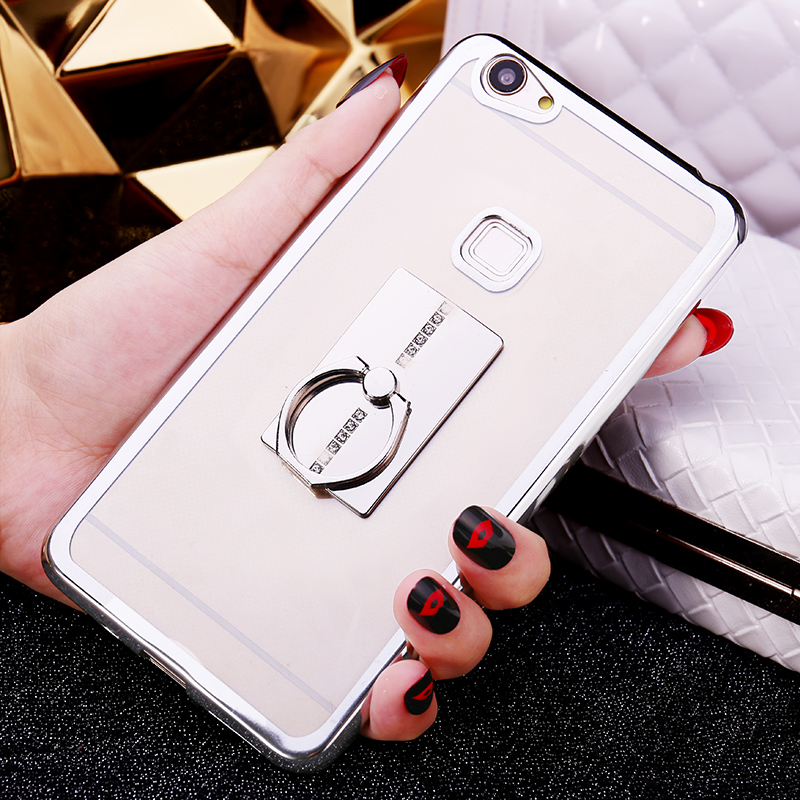 vivox6plus手机壳vivix6pius保护套viovx6plus软硅胶vovix6指环扣定制