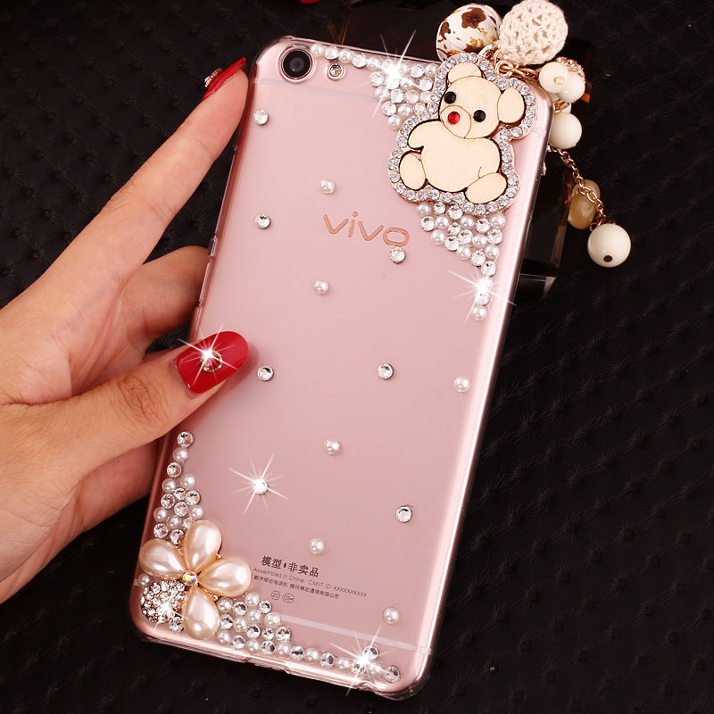 vivoy55a手机壳viovy55硬vivoa透明vivoxy镶钻vivo丫viv0y保护套定制