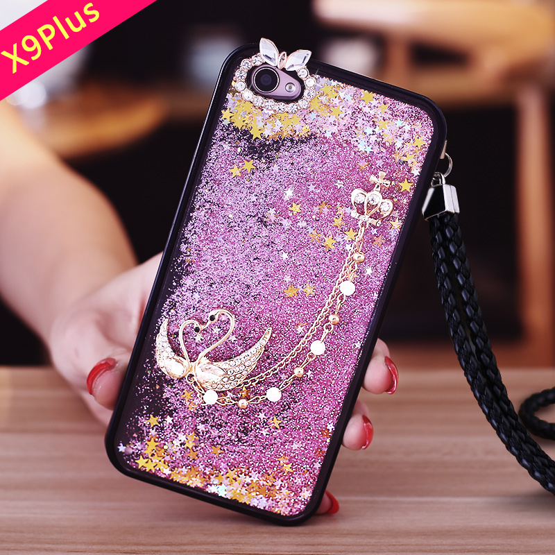 vivox9plus手机壳x9puls创意9p女vovox挂绳pius流沙vivix保护套vo定制