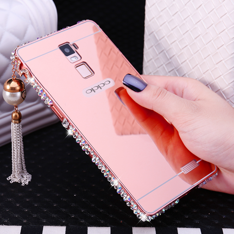 oppor7plus手机壳0ppor7splustm保护套6寸r9pi边框镶钻后盖指环a定制