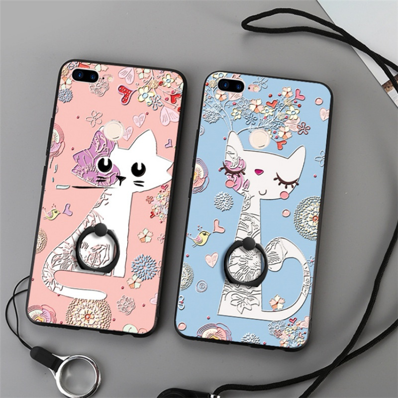 金立m7手机壳m7保护套挂绳软壳gioneem7l卡通硅胶全包防摔外壳潮定制