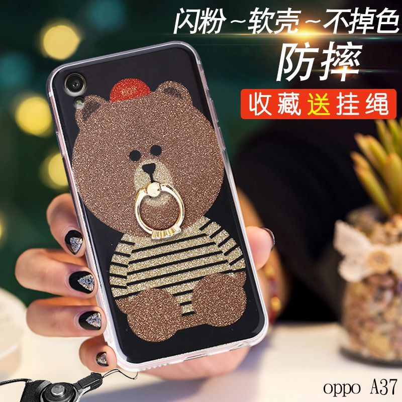 oppoa37tm手机壳a37保护套oppo软t防摔opa男女opopa全包oppa37m定制