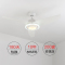 尊阁吊扇灯简约现代292北欧客厅餐厅卧室灯具带LED遥控电风扇吊灯