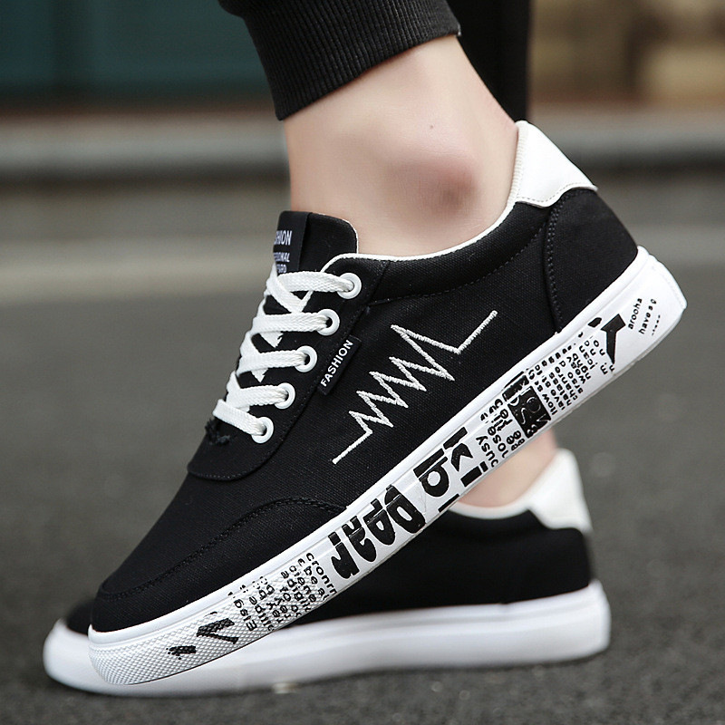 秋天男装鞋子休闲运动鞋韩式男土板鞋九分裤配